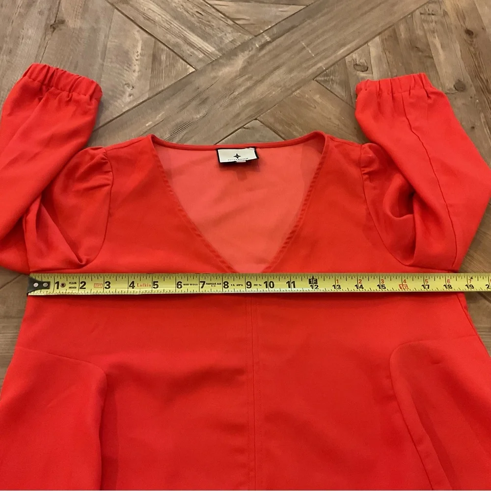 Tuckernuck Poppy Red Hollis‎ Blouse